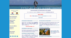 Desktop Screenshot of bonairerentacar.com
