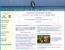 Tablet Screenshot of bonairerentacar.com